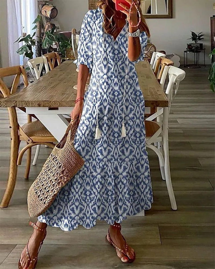 Coris - Vestido boho favorecedor