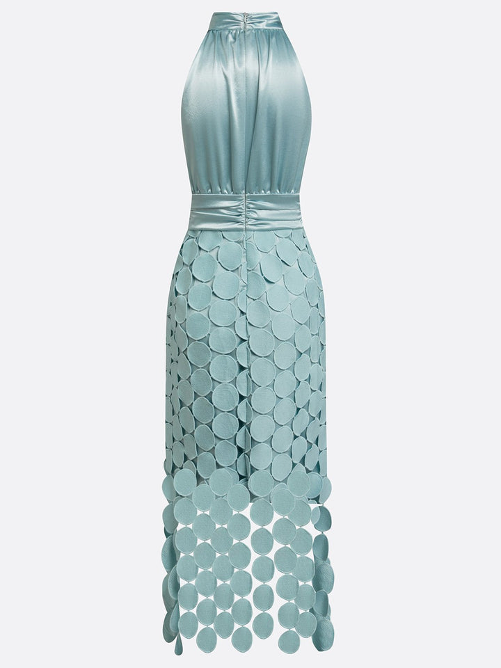 Kateline - Vestido halter midi de lujo