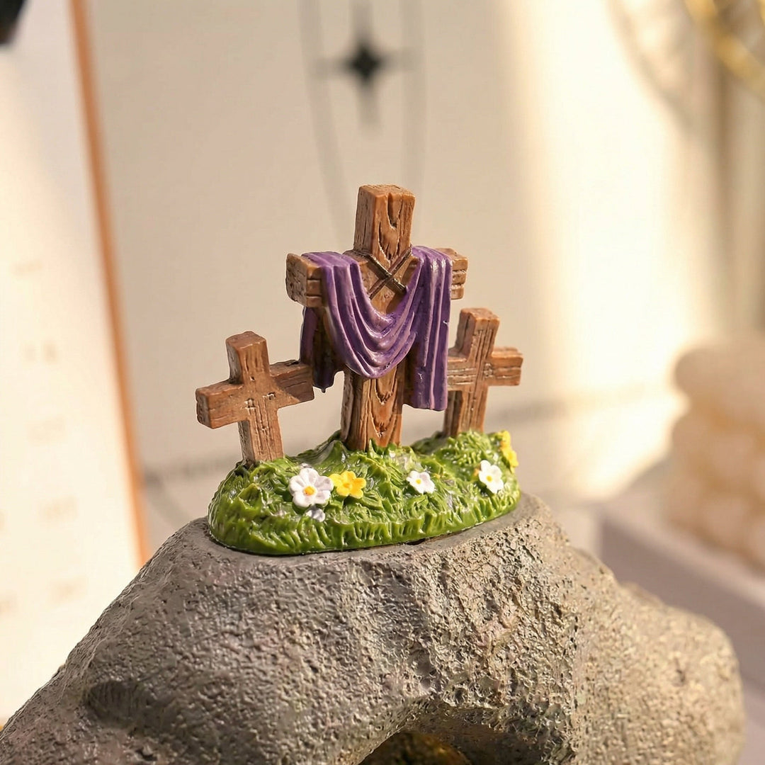 Celinea - Set decorativo de escena de la Resurrección de Pascua