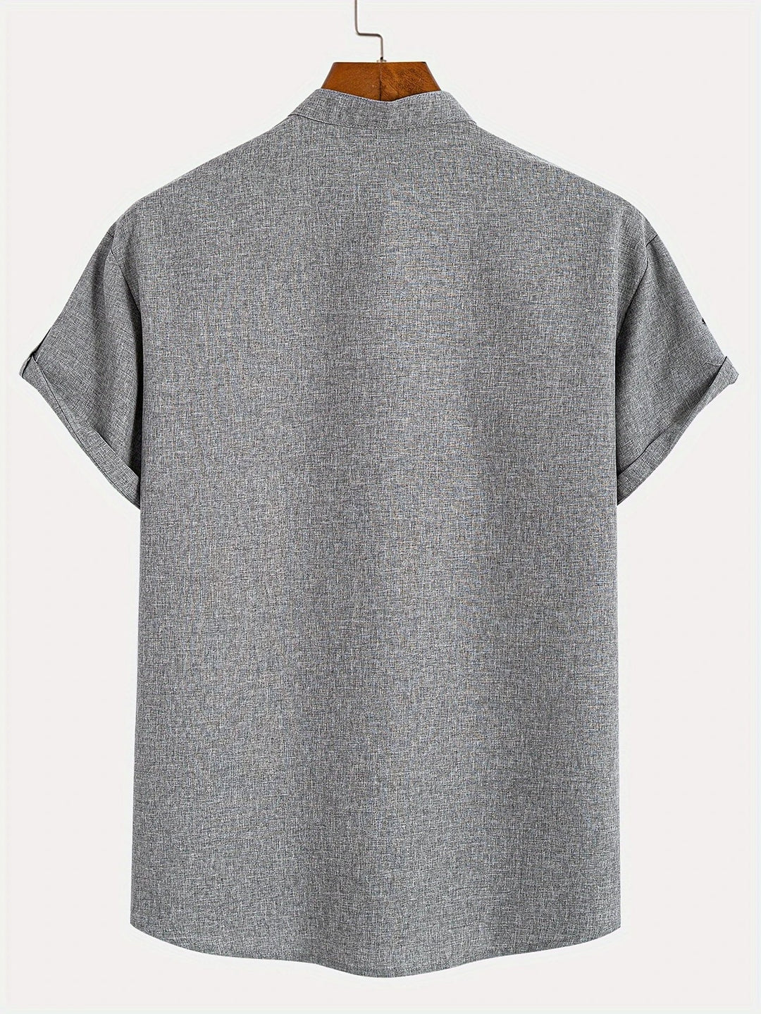 Harlan - Camisa texturizada de cuello alto