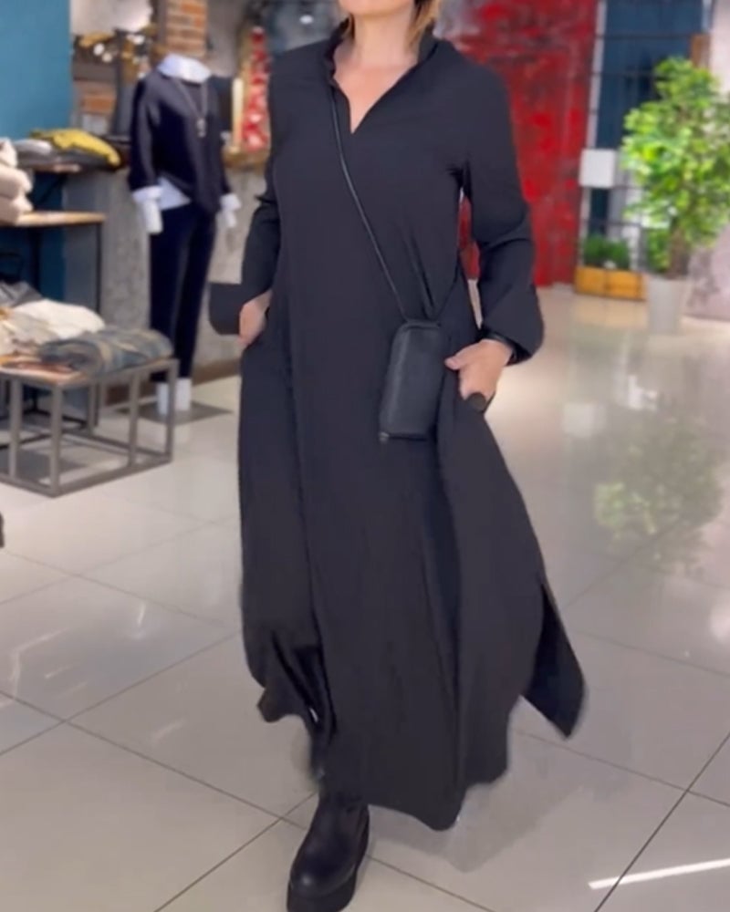 Kesslyn - Vestido maxi suave al tacto