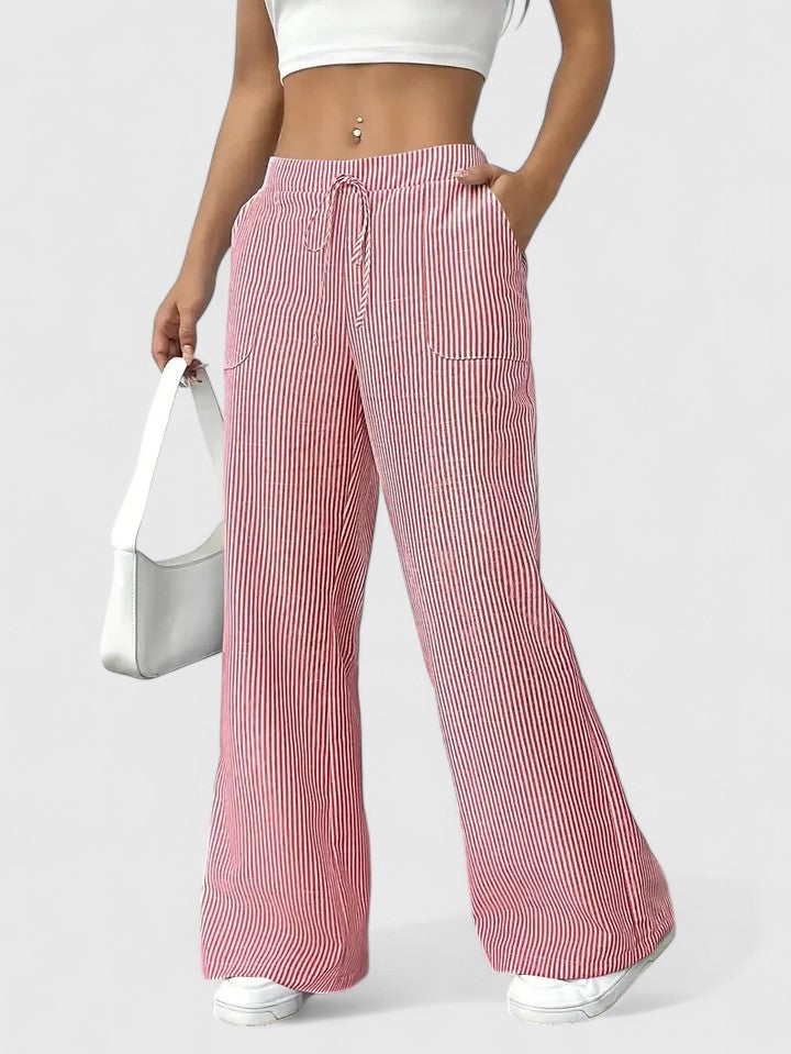 Chelsea - Pantalones con cordón ajustable de tacto suave