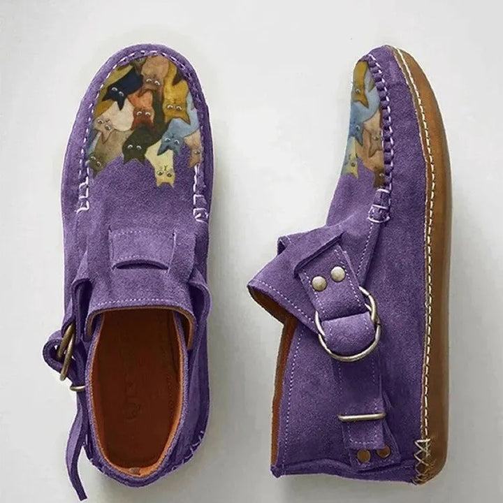 Cara - Mocasines cómodos con detalle de hebilla