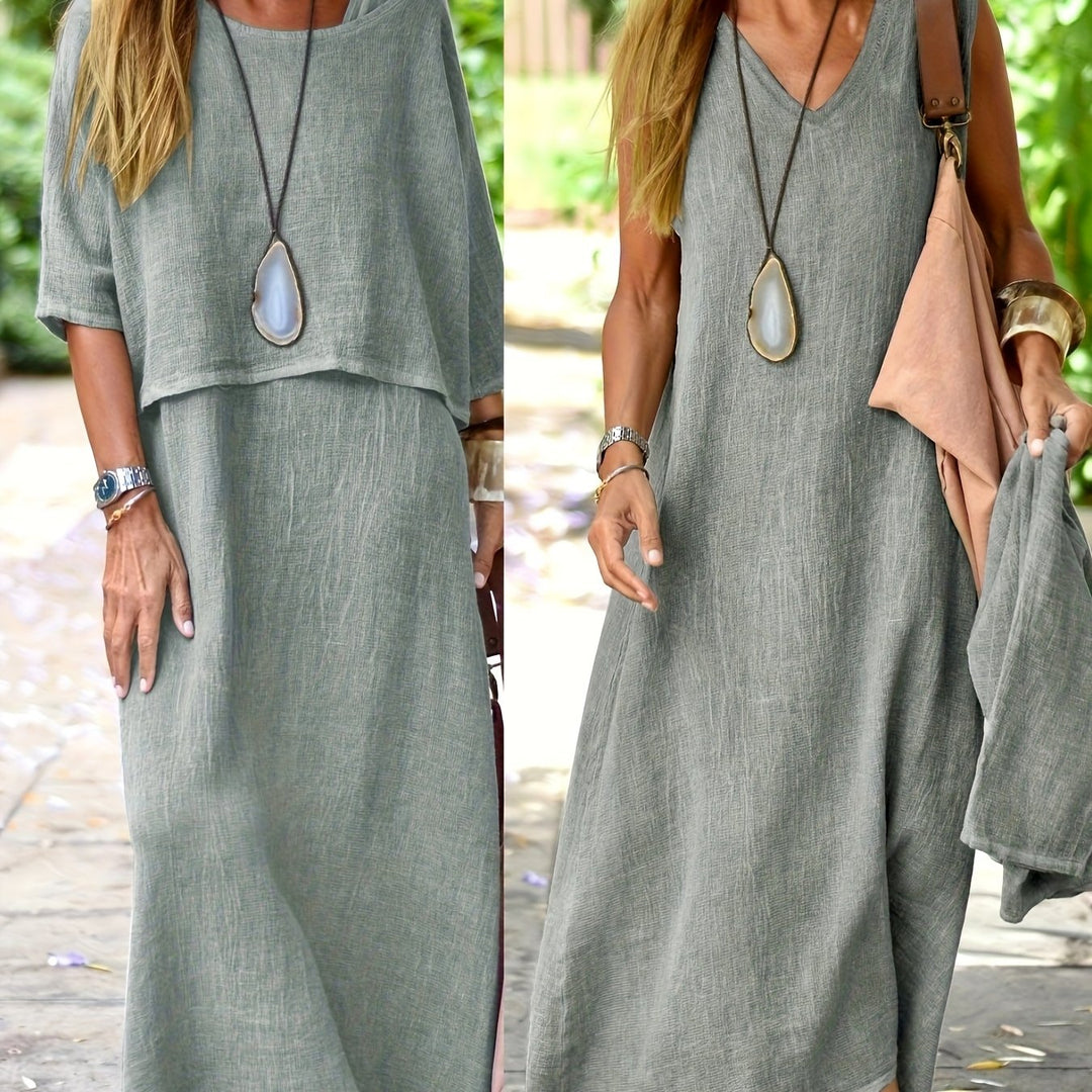 Bethel - Conjunto de dos piezas casual elegante