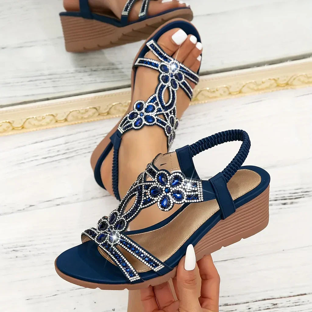 Zuleika - Sandalias de cuña con soporte