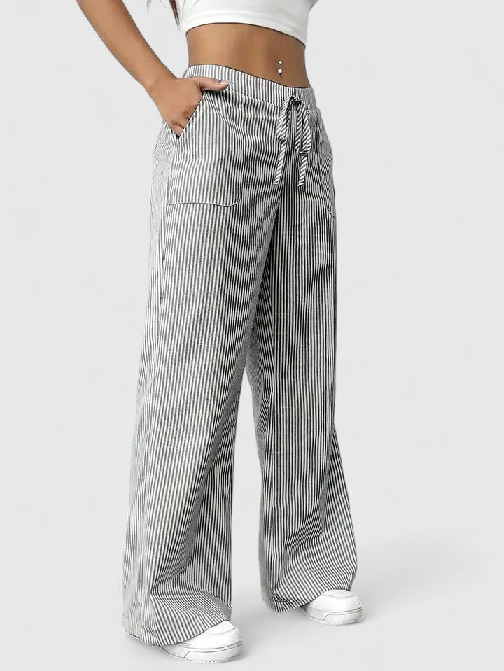 Chelsea - Pantalones con cordón ajustable de tacto suave