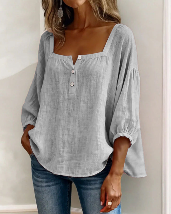 Zoya - Blusa de lino fresca