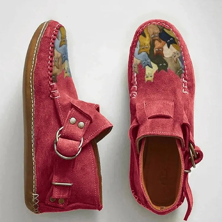 Cara - Mocasines cómodos con detalle de hebilla