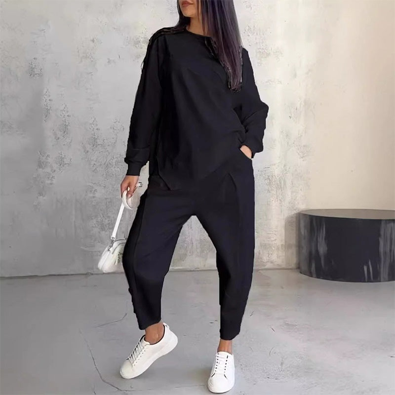 Eulavie - Conjunto lounge oversize de tacto suave