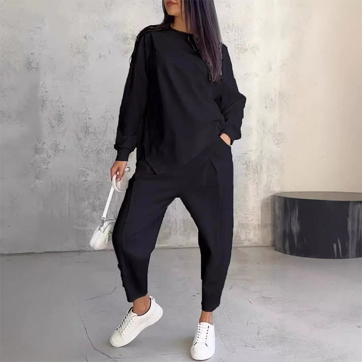 Eulavie - Conjunto lounge oversize de tacto suave
