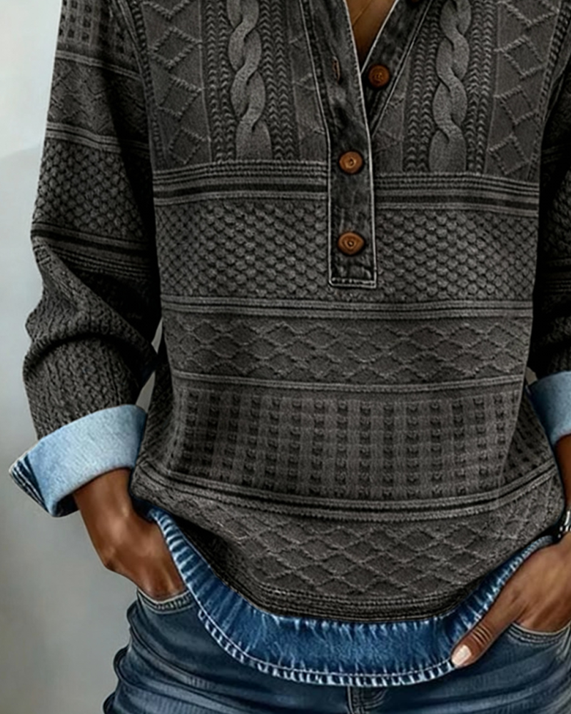 Orlissey - Camisa texturizada abotonada