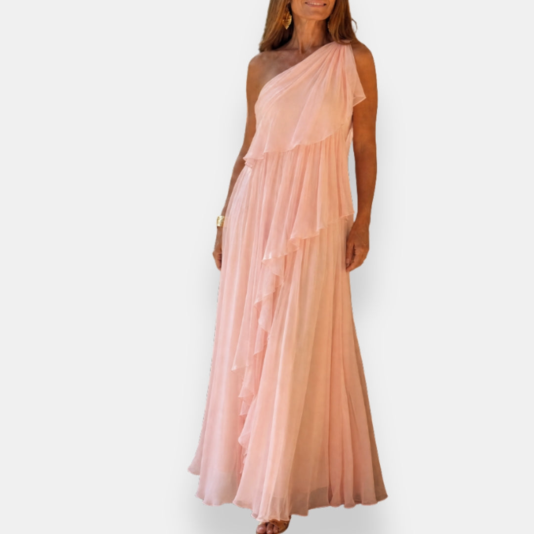 Heloisia - Vestido de noche de lujo con un solo hombro