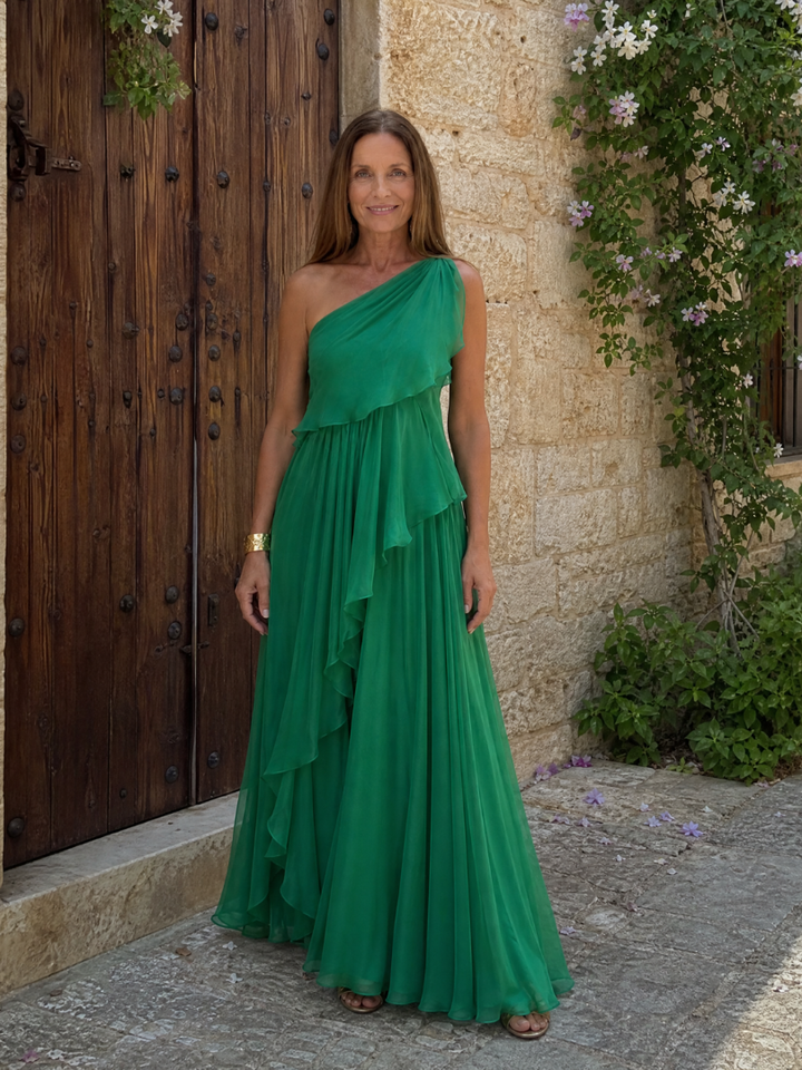 Katriana - Maxivestido con olanes de tacto suave