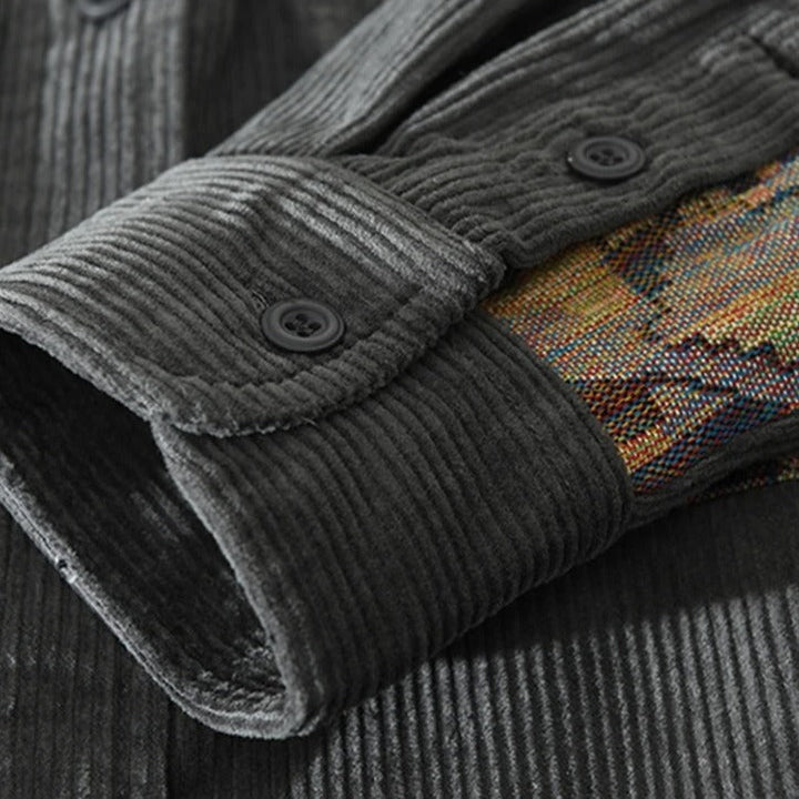 Tero - Camisa de pana texturizada