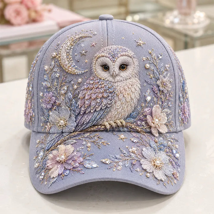 Arlena - Gorra floral con detalle ecuestre