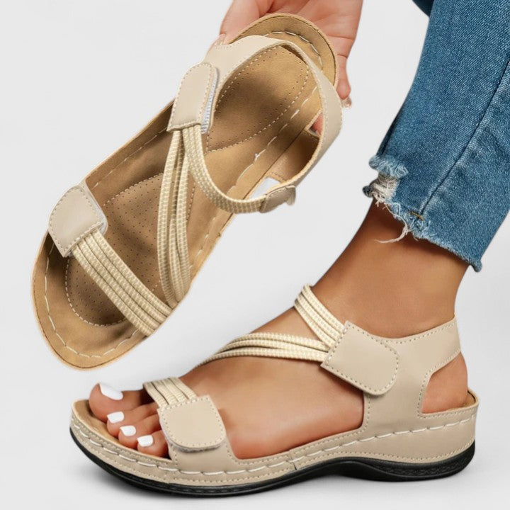 Francine - Sandalias ortopédicas acolchadas