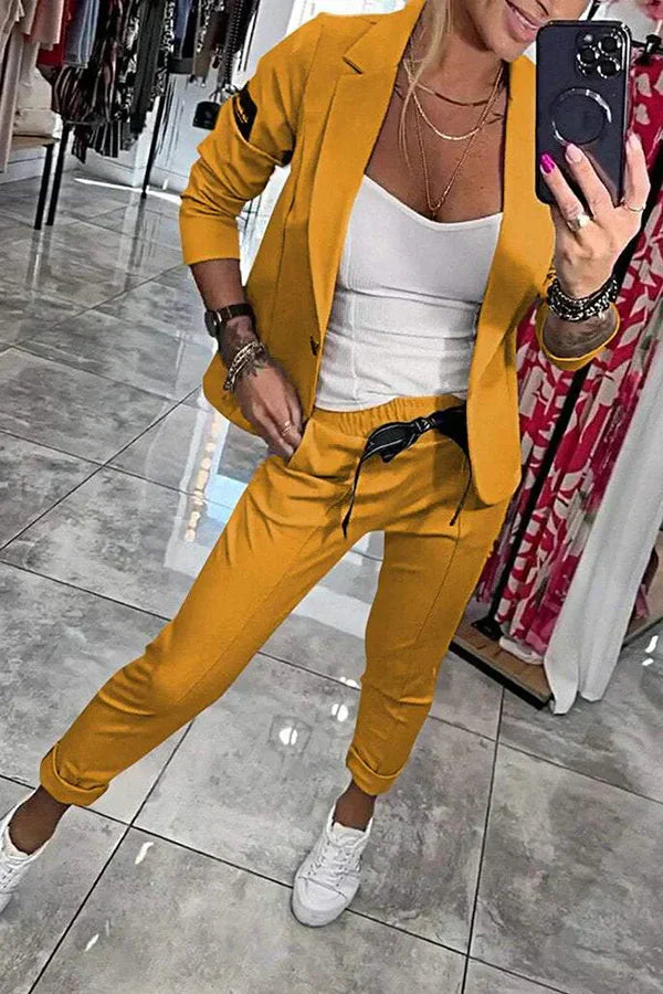 Devora - Conjunto de dos piezas casual elegante