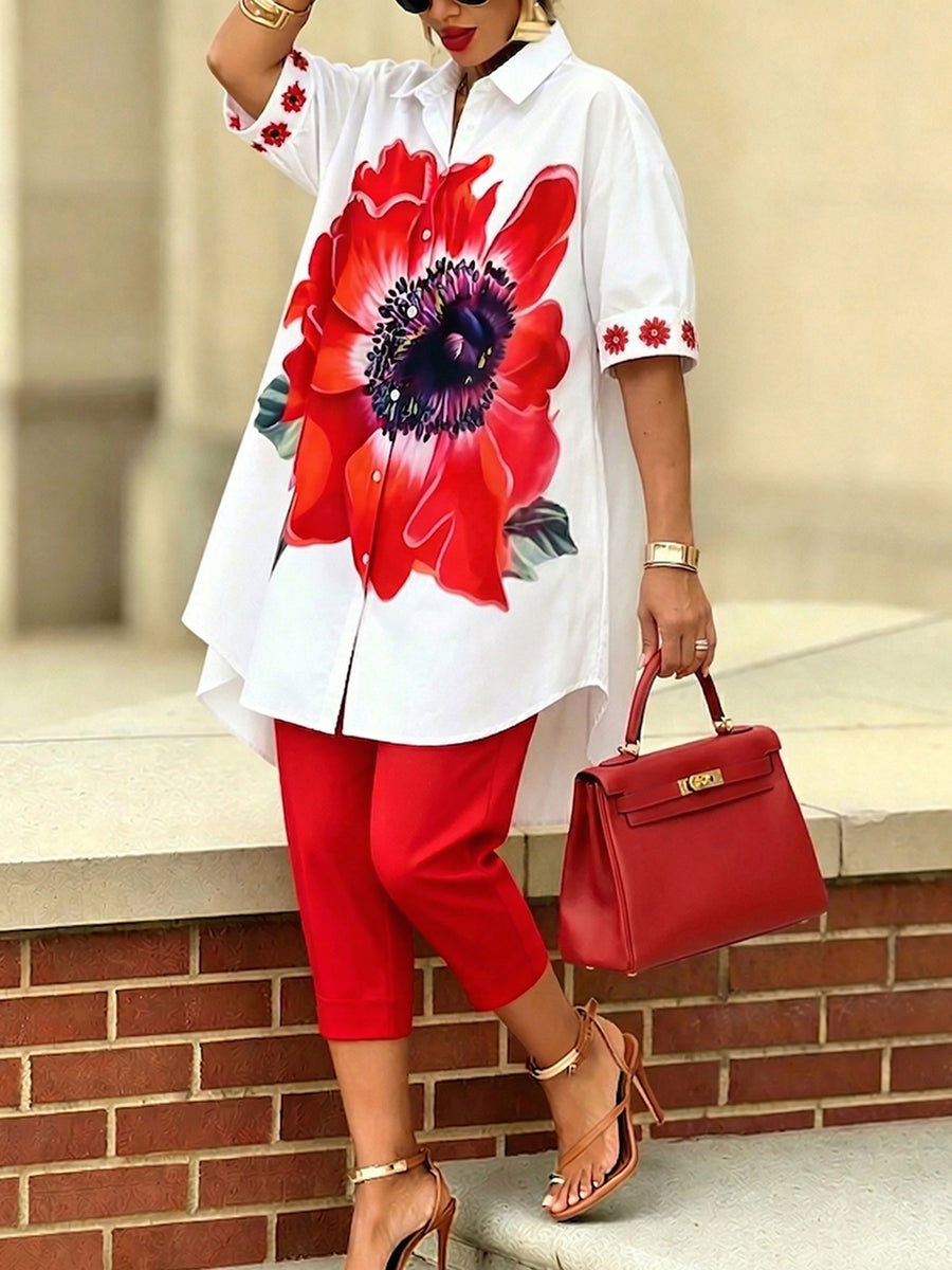 Xaviera - Conjunto boho de dos piezas con tacto suave