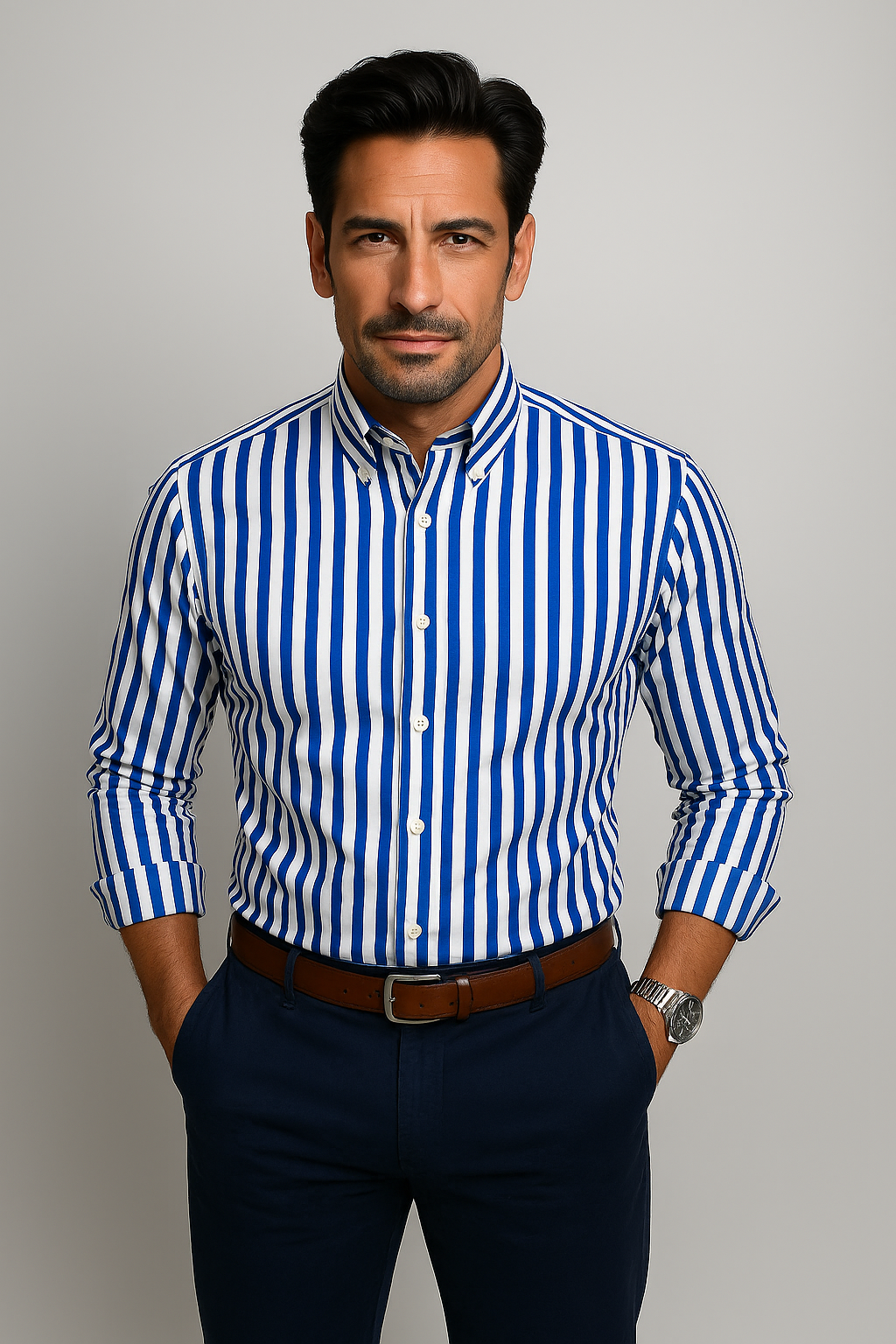 Gareno - Camisa de rayas a medida