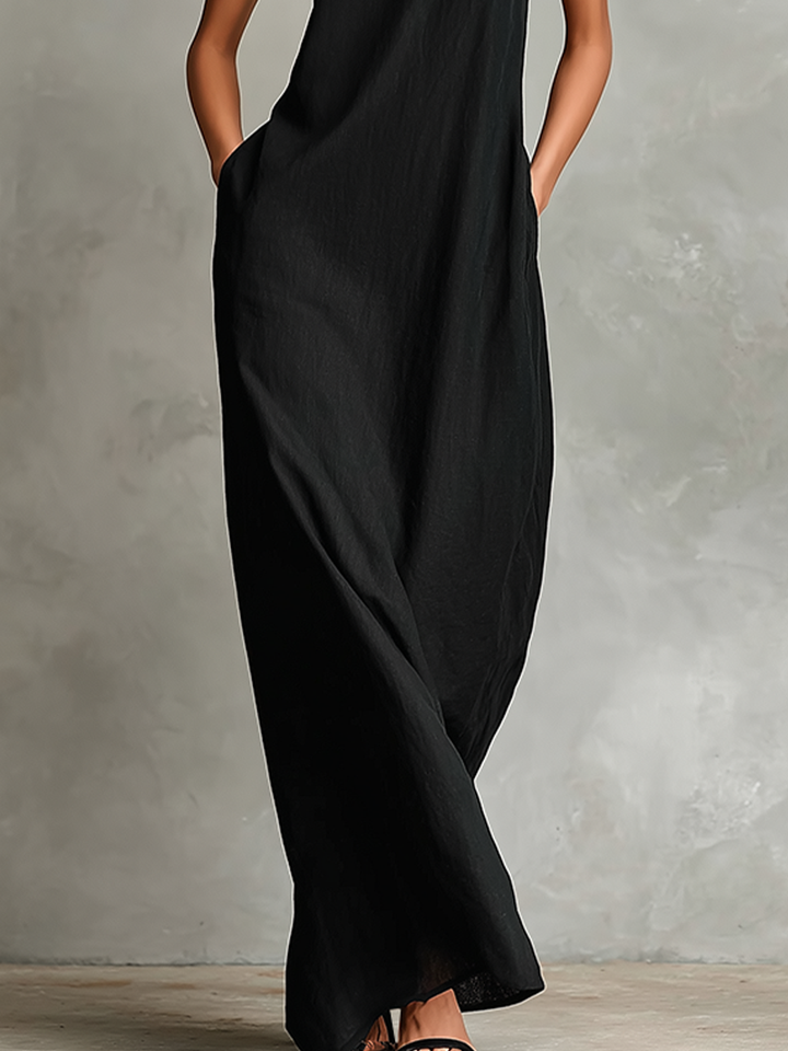 Tabitha - Maxivestido de lino premium
