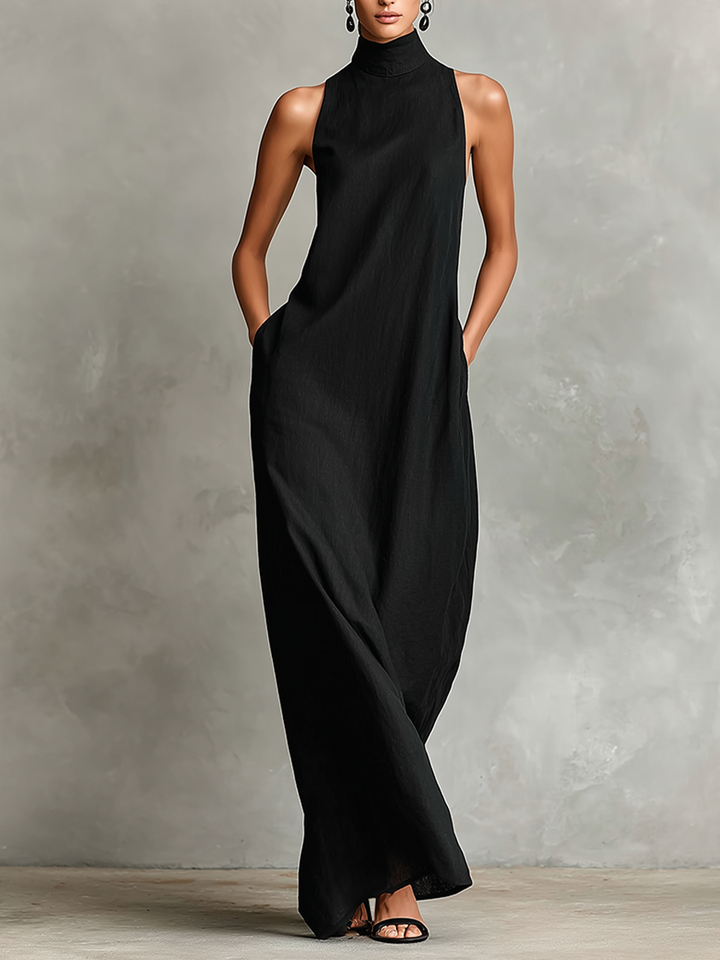 Tabitha - Maxivestido de lino premium