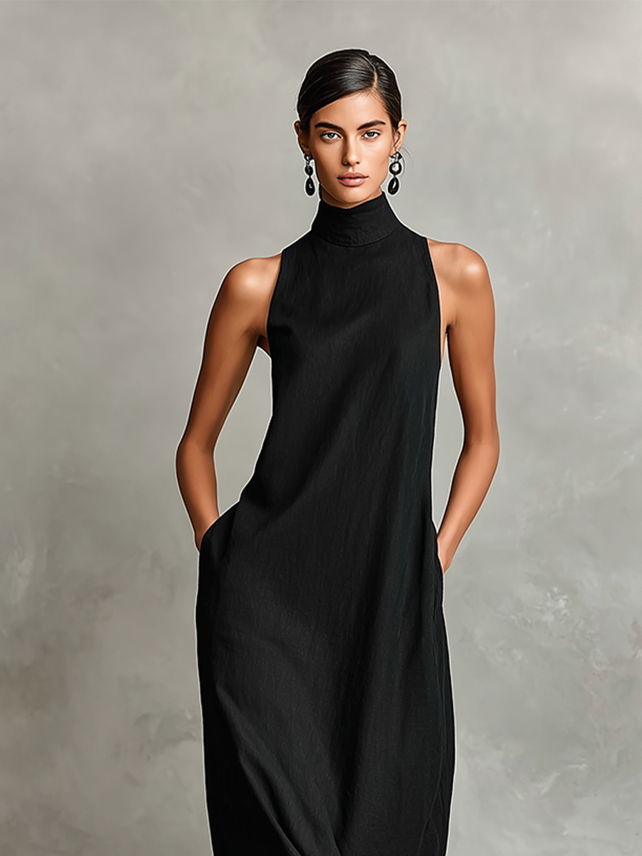 Tabitha - Maxivestido de lino premium