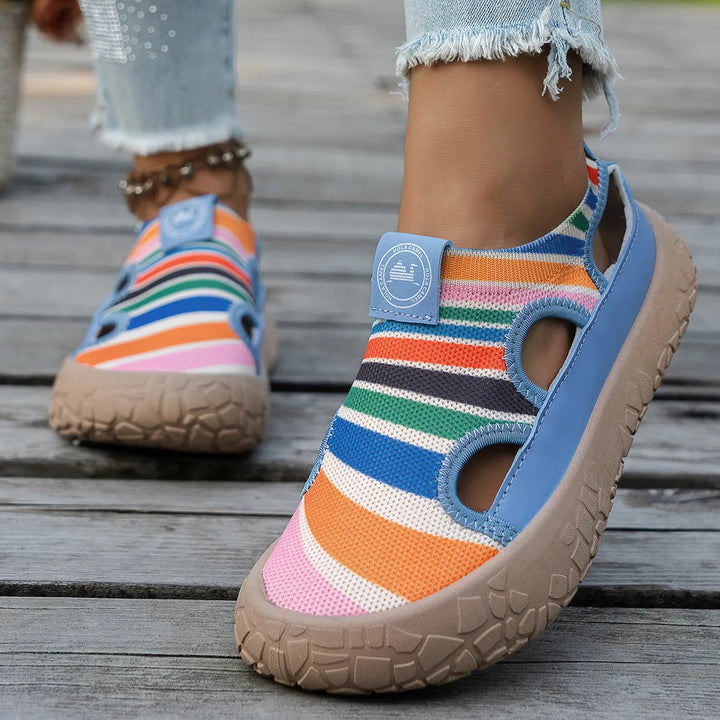 Maelina - Tenis para caminar ortopédicos con amortiguación