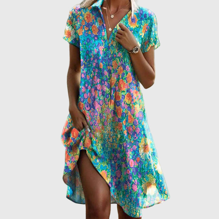 Rynissa - Vestido midi elegante