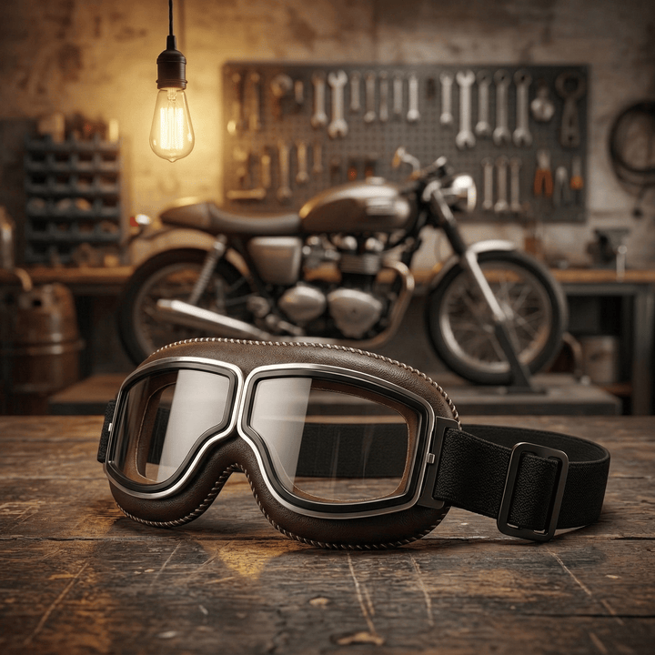 Alaric - Lentes vintage para motocicleta