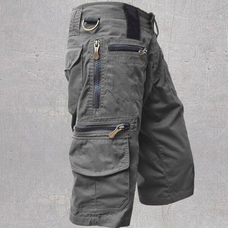 Lioran - Shorts cargo de tejido pesado