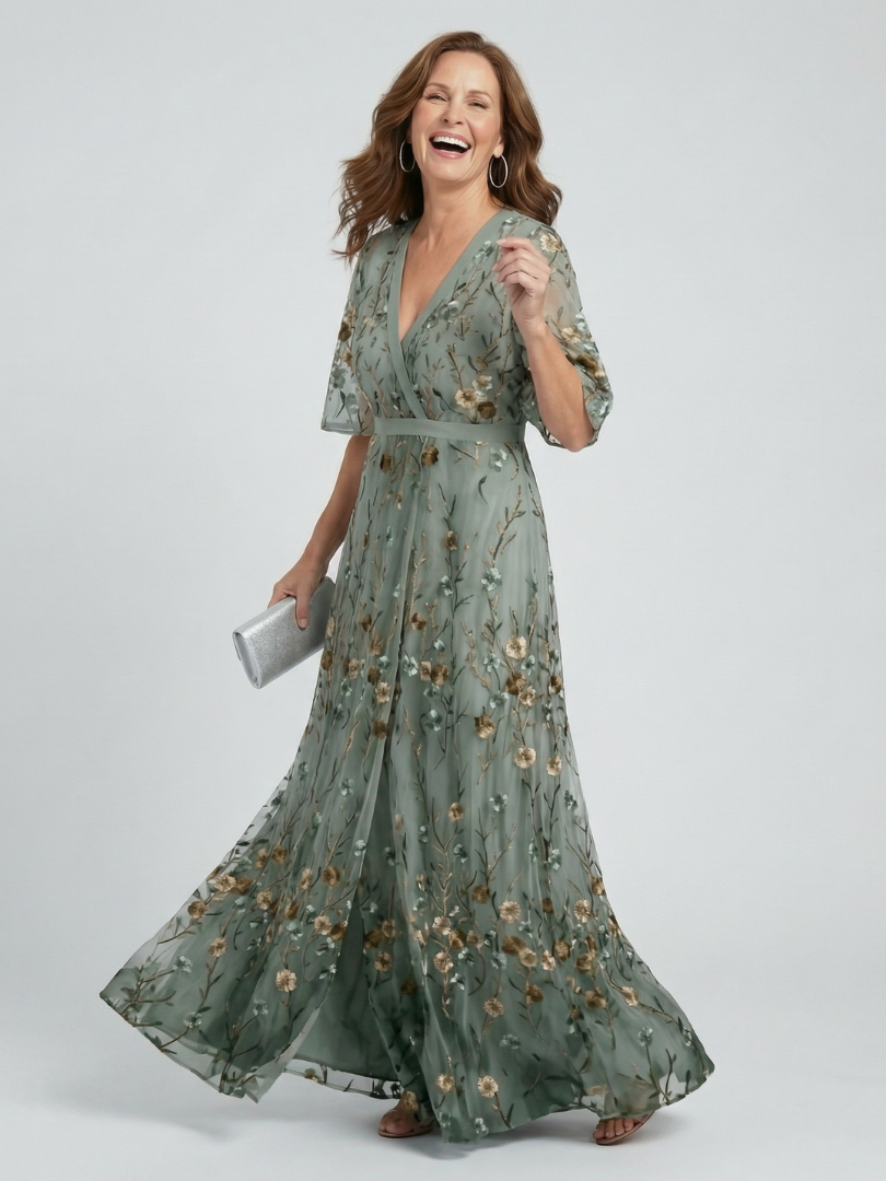 Liorisse - Vestido midi ligero con cuello halter