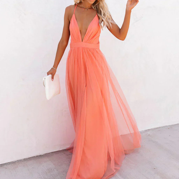 Floriane - Vestido maxi ligero