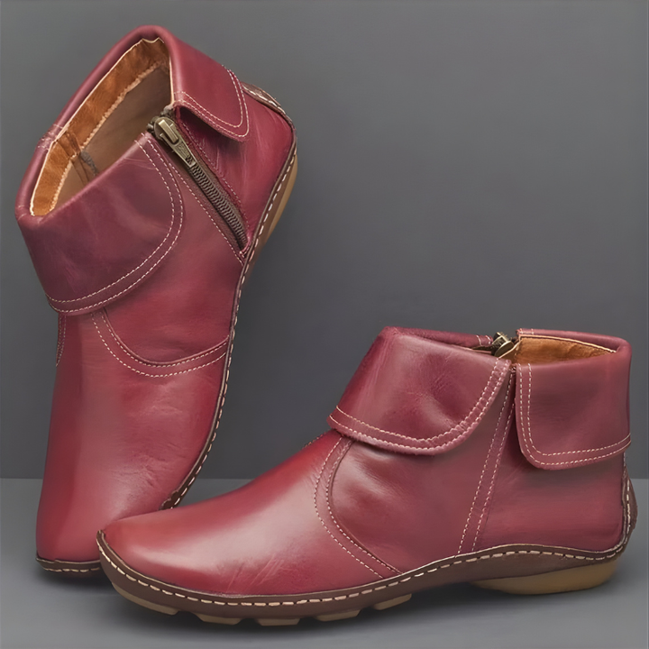 Winona - Botines de piel con vuelta