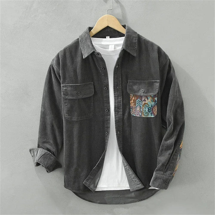 Tero - Camisa de pana texturizada