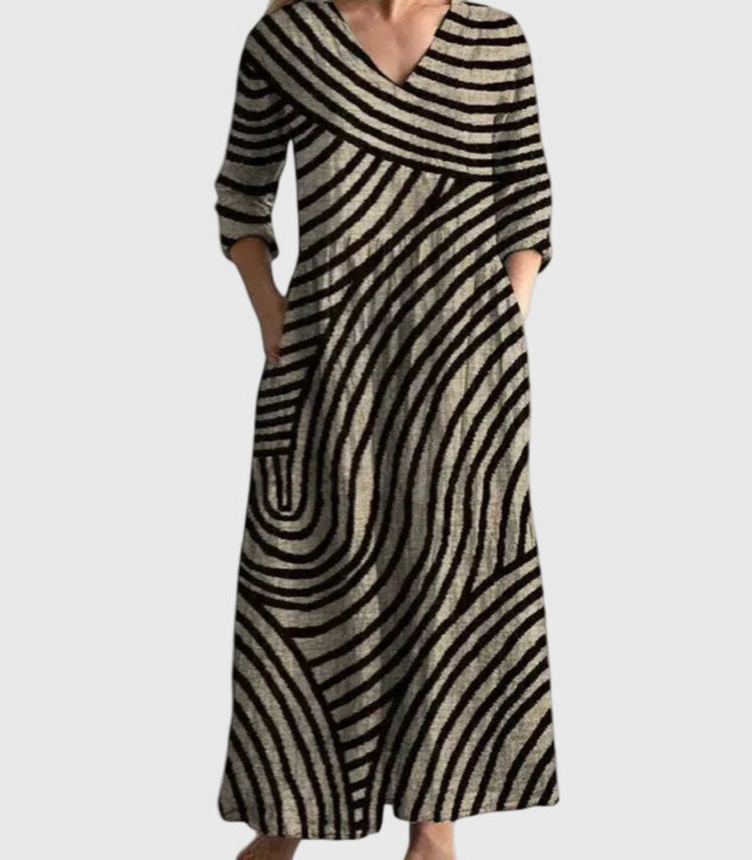 Zaleen - Vestido midi suave al tacto