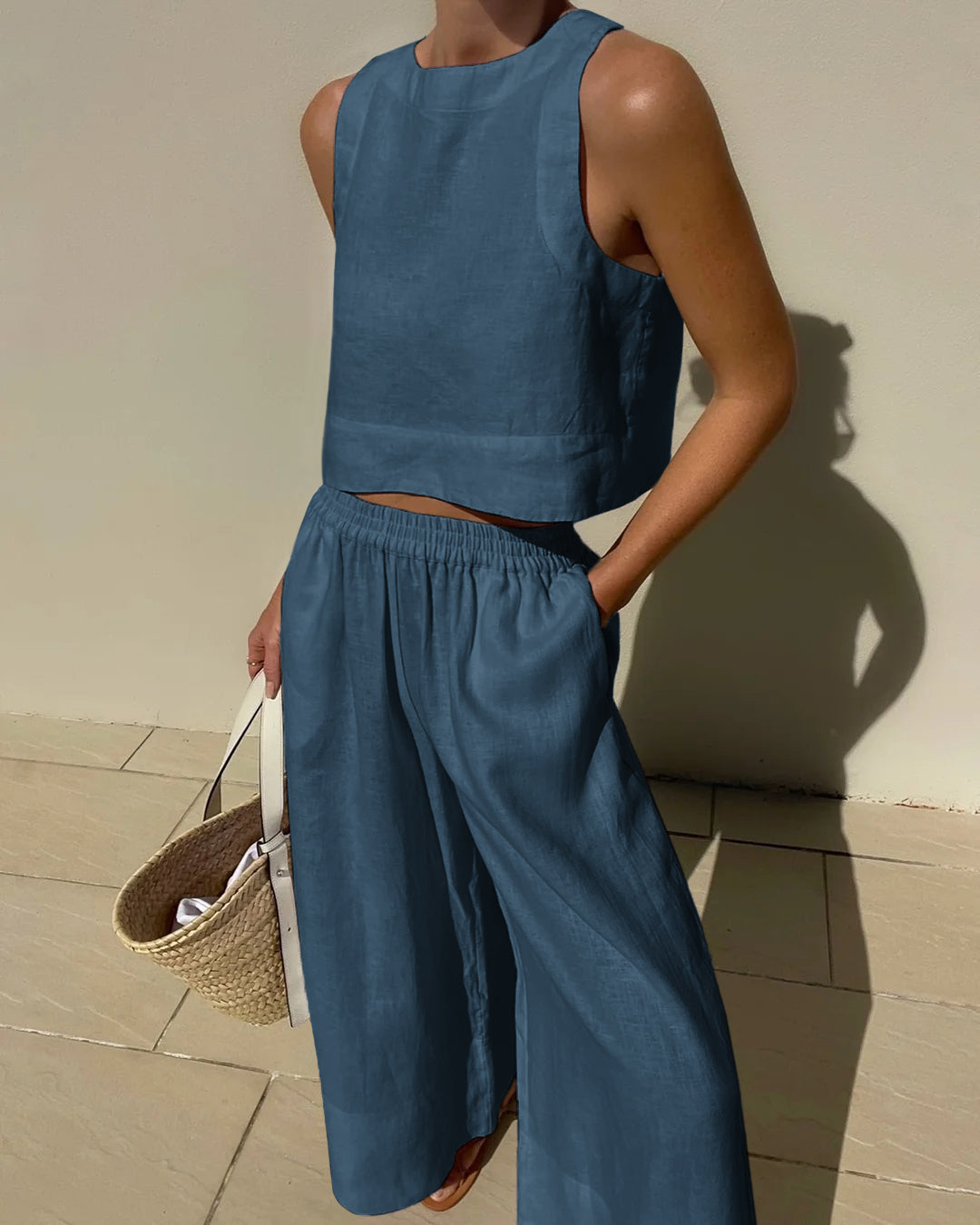 Maika - Elegante conjunto informal de dos piezas