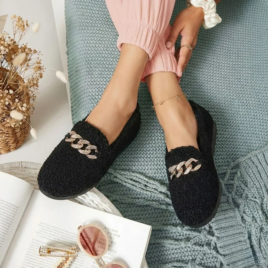 Elari - Pantuflas ergonómicas de felpa