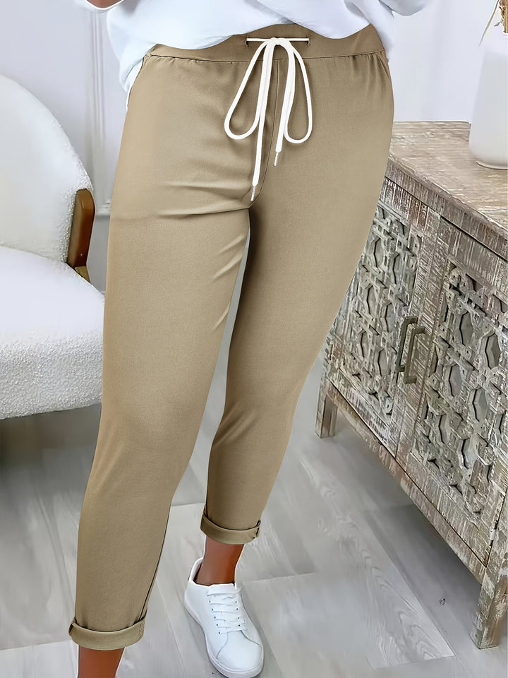Tansy - Pantalón con jareta ajustable en la cintura