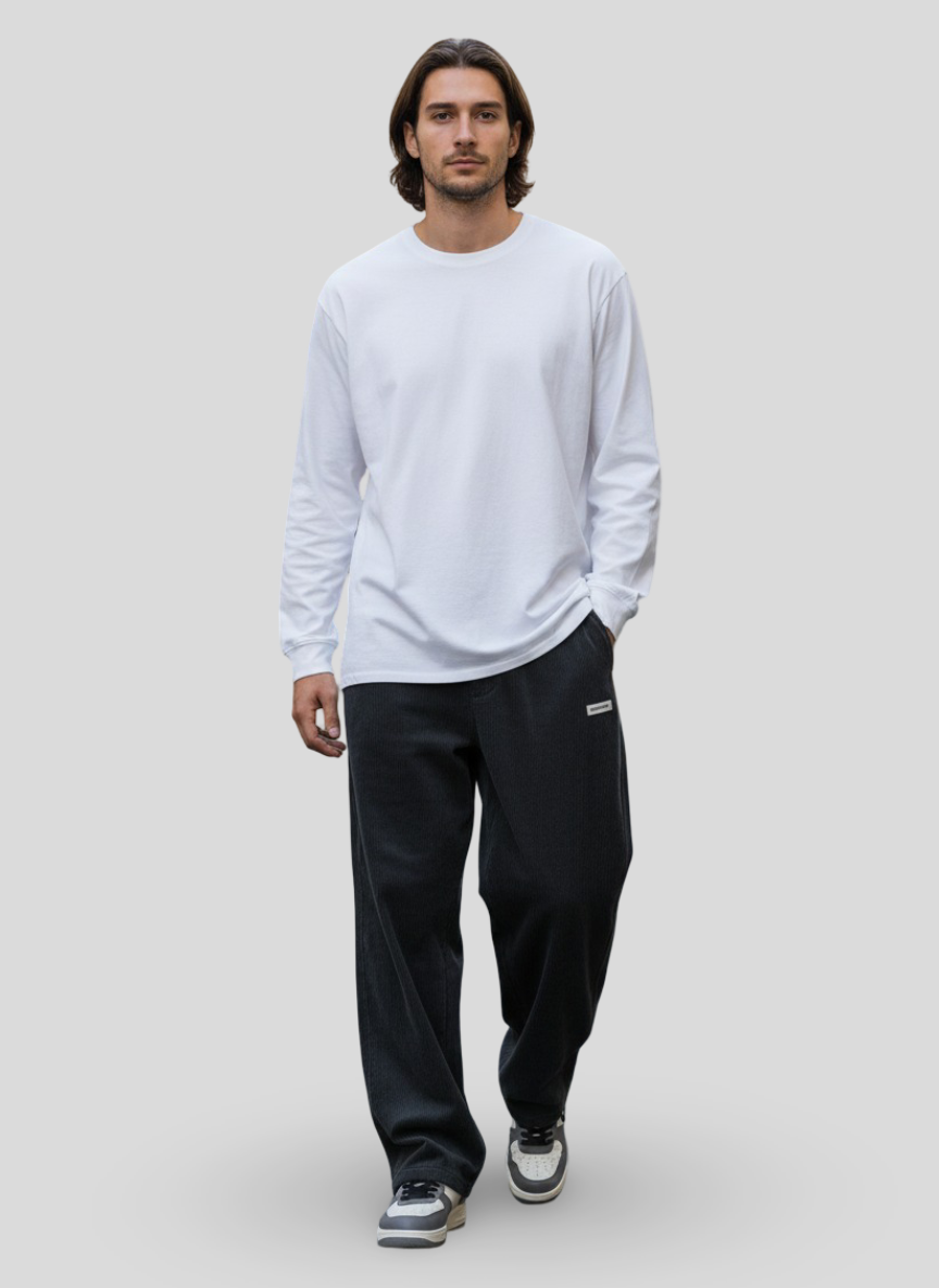 Zaylor - Pantalón de pierna ancha de tacto suave