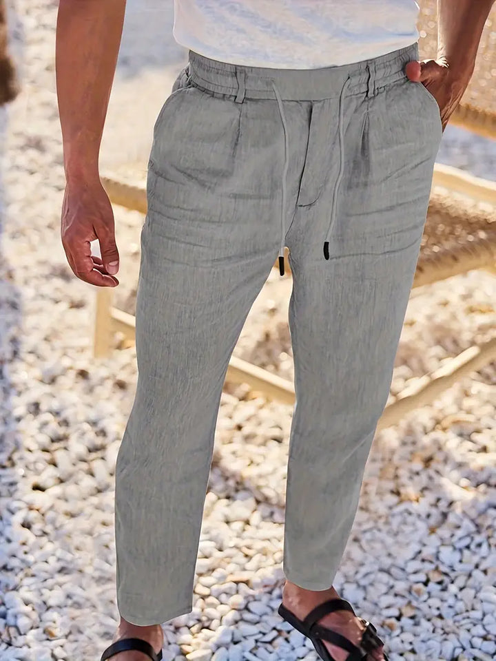 Daxon - Pantalones casuales elegantes