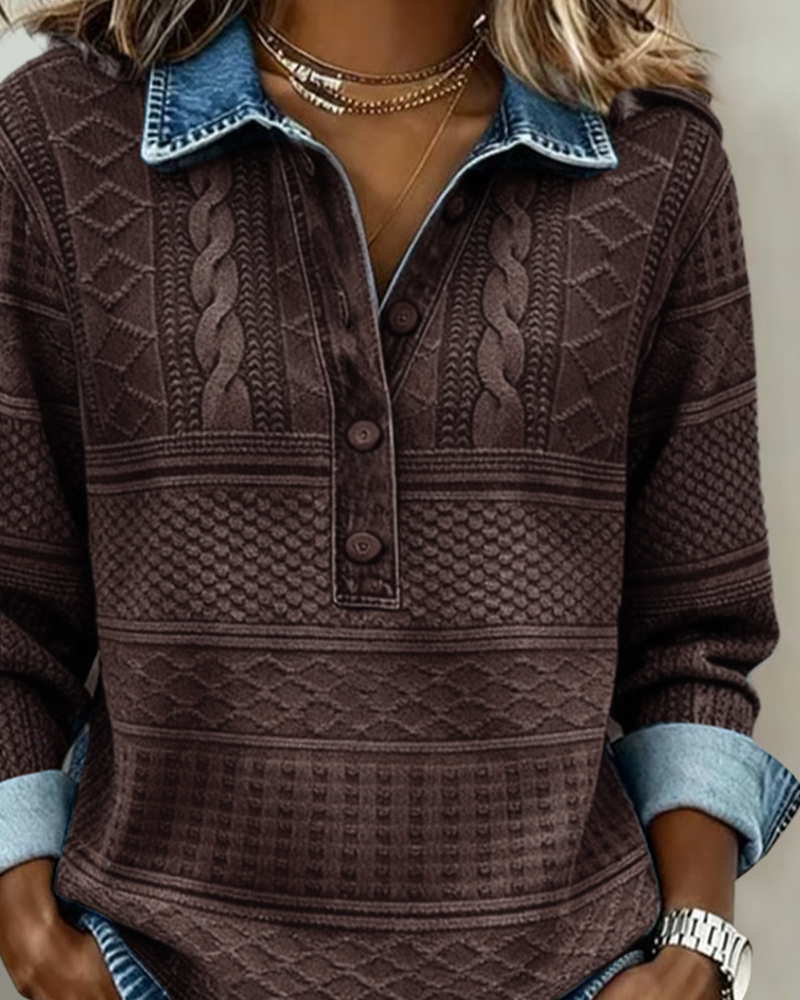 Orlissey - Camisa texturizada abotonada