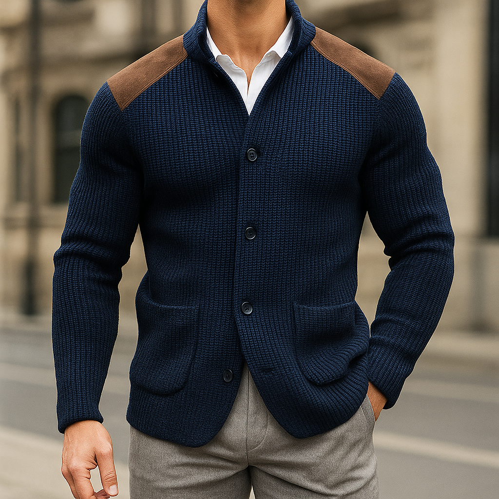 Navik - Blazer de punto estructurado