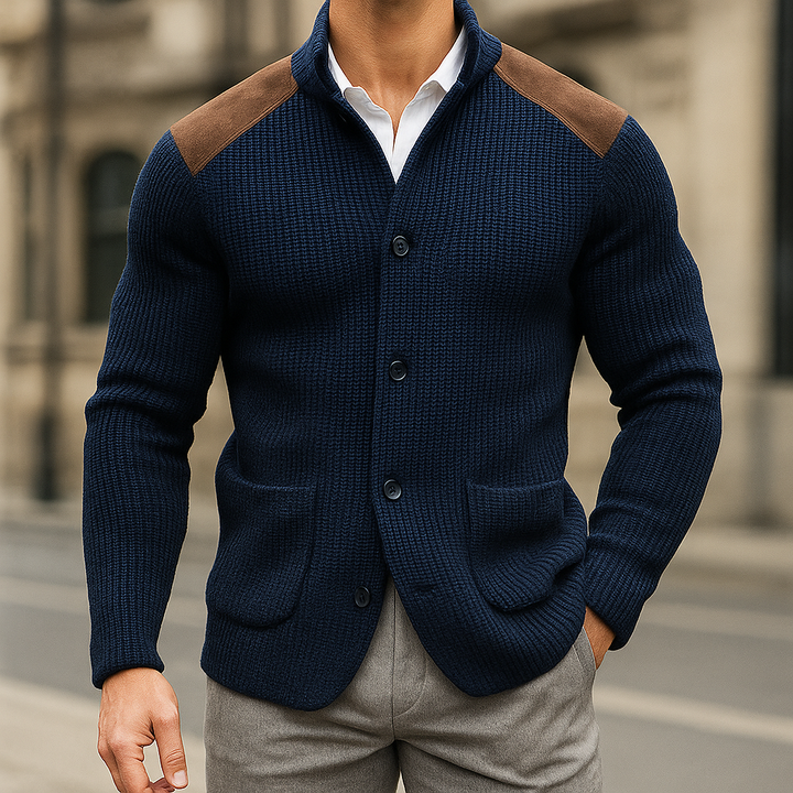 Navik - Blazer de punto estructurado