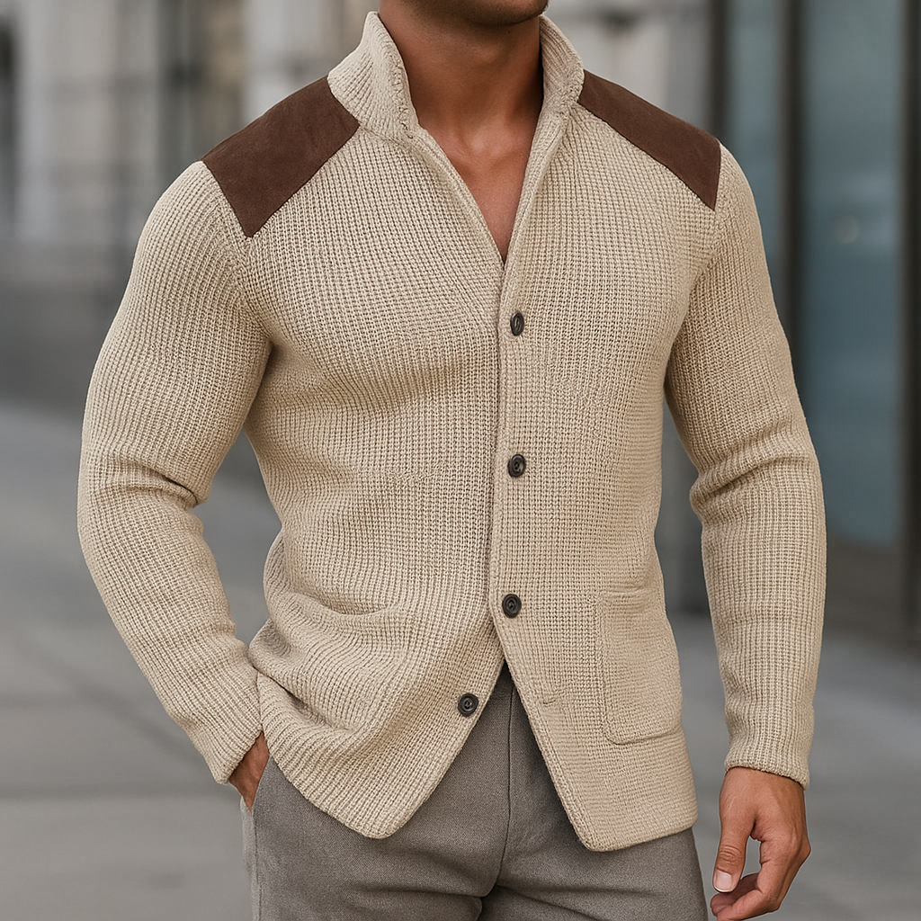 Navik - Blazer de punto estructurado