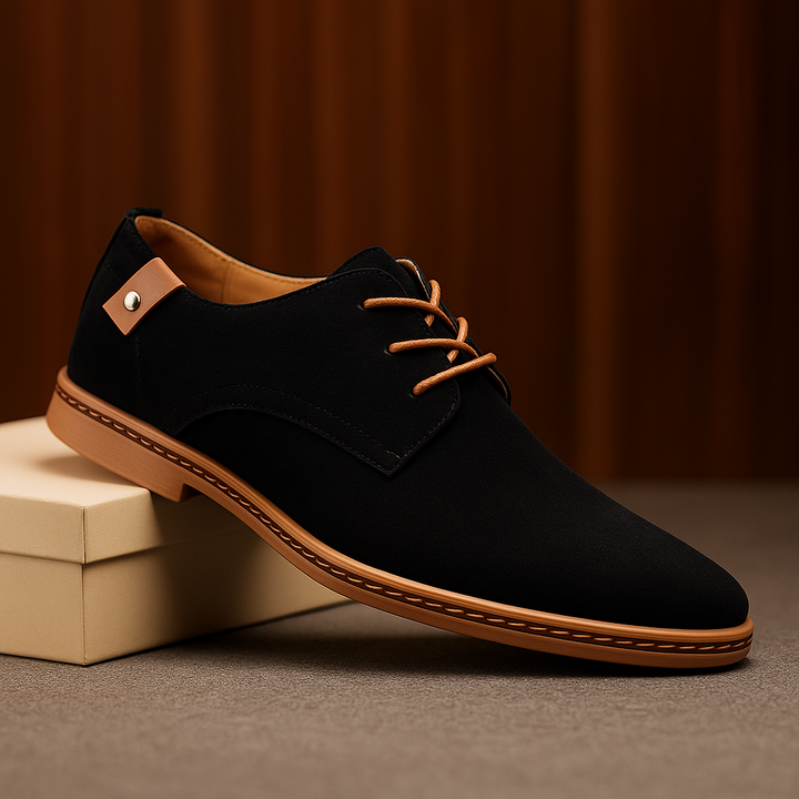 Blaine - Zapatos de agujeta texturizados