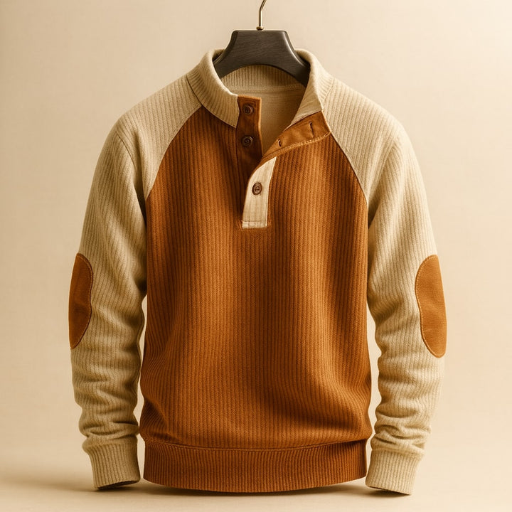 Mirox - Suéter de punto con textura estructurada