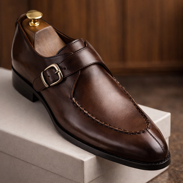 Isaias - Zapatos de vestir pulidos con hebilla
