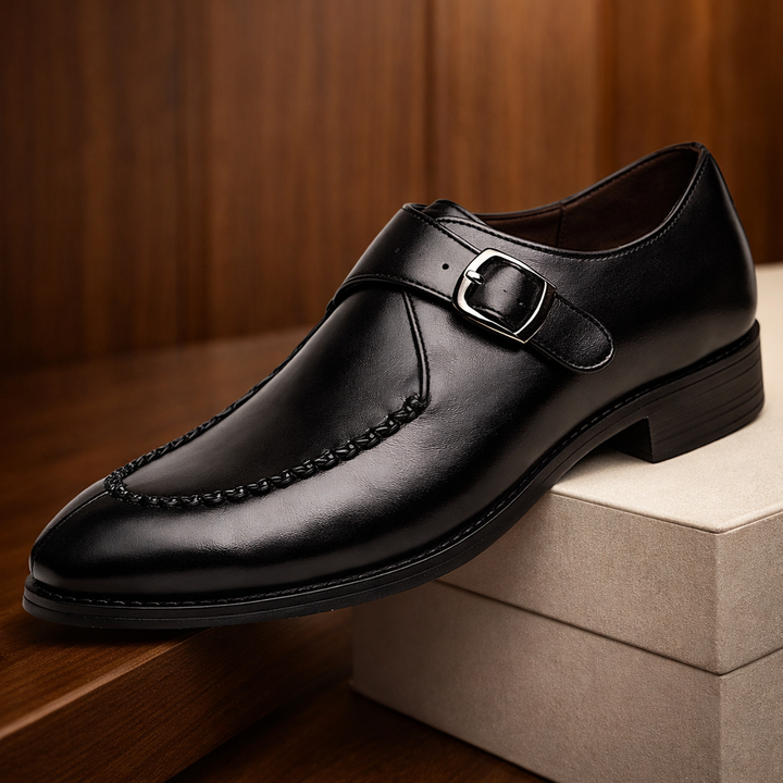 Isaias - Zapatos de vestir pulidos con hebilla