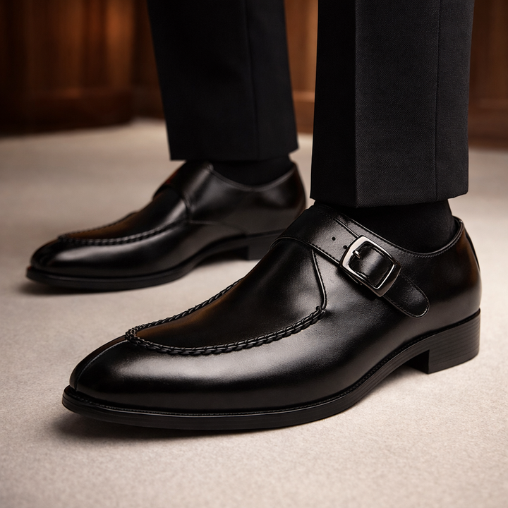 Isaias - Zapatos de vestir pulidos con hebilla