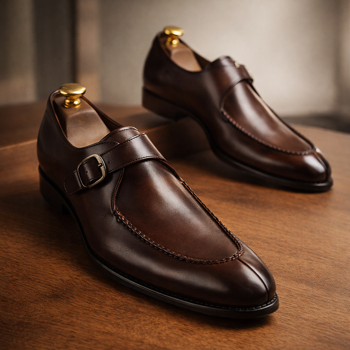 Isaias - Zapatos de vestir pulidos con hebilla